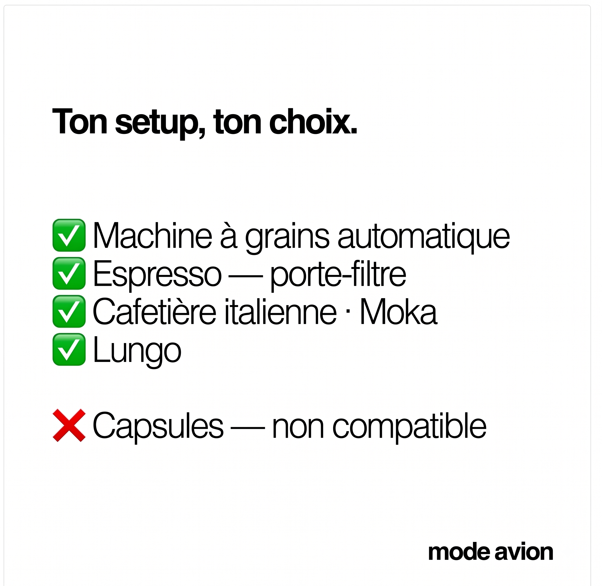 Brésilia — Café en grains 250 g