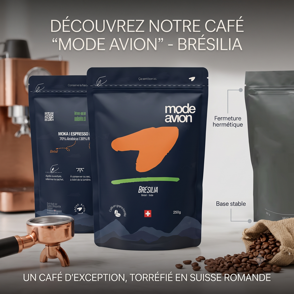 Brésilia — Café en grains 250 g